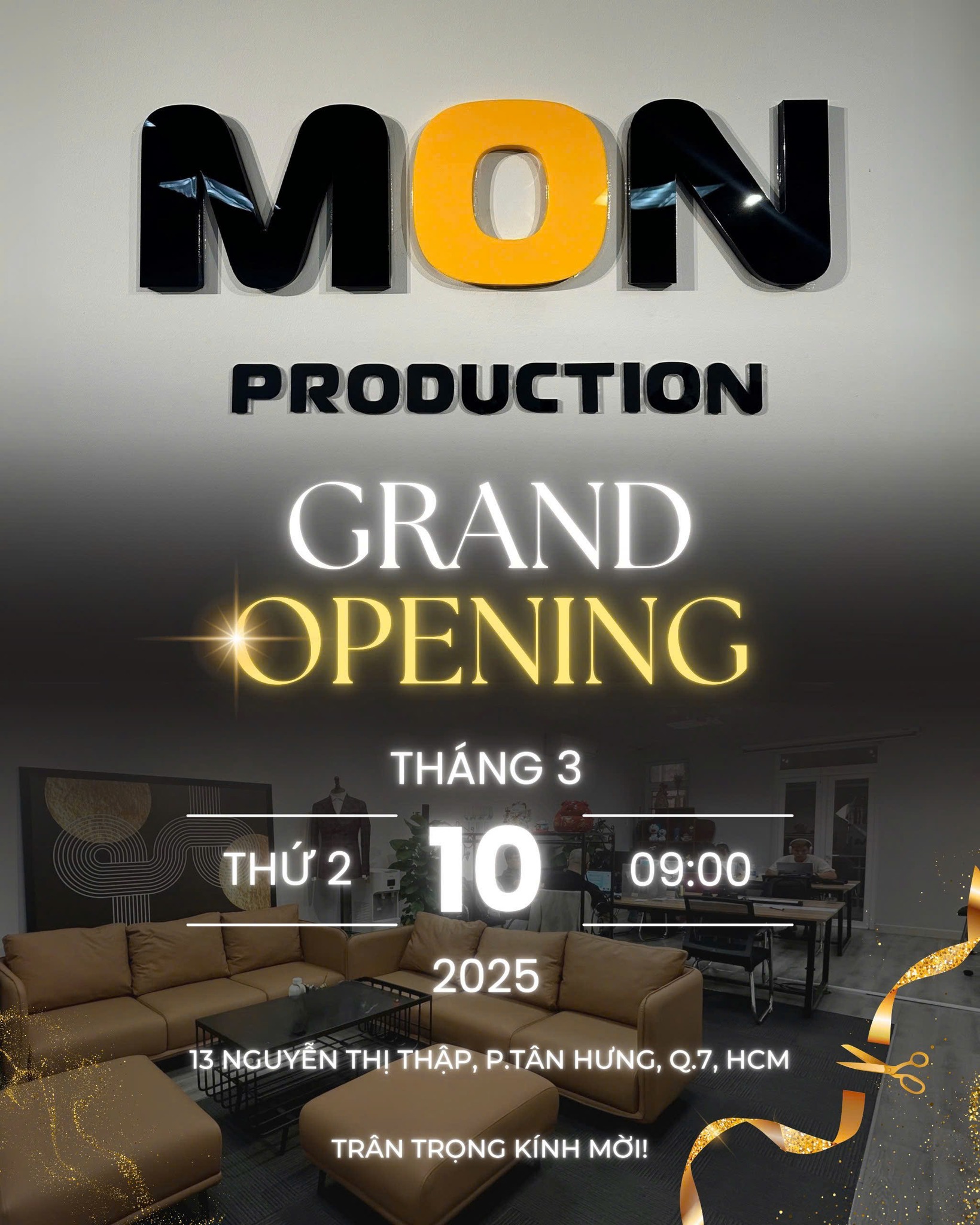  MON PRODUCTION TƯNG BỪNG KHAI TRƯƠNG – CHÍNH THỨC RA MẮT! 